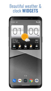 Sense V2 Flip Clock & Weather 8.02.7 screenshot 1