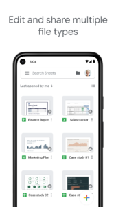 Google Sheets 1.25.242.03.90 screenshot 4