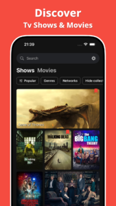 Showly: Track Shows & Movies 3.50.1 screenshot 1