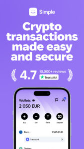 Simple: Buy Сrypto BTC, USDT screenshot 1