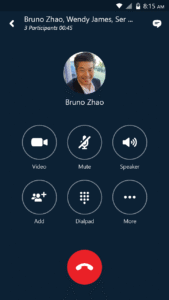Skype for Business for Android screenshot 1