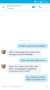 Skype for Business for Android screenshot 2
