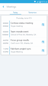 Skype for Business for Android screenshot 3