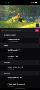 Smart IPTV 1.9 screenshot 1