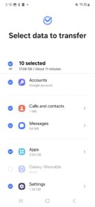 Samsung Smart Switch Mobile 3.7.64.10 screenshot 4