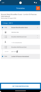 SNCB International screenshot 2