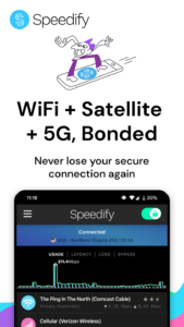 Speedify: Bond Satellite + 5G 15.6.4.13692 screenshot 1
