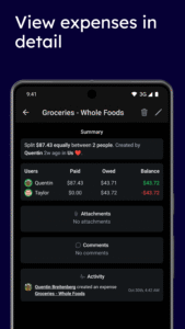 Bill Splitter: SplitMyExpenses 1.0.2 screenshot 7