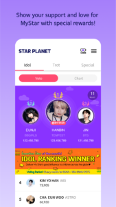 STAR PLANET - KPOP Fandom App 3.5.5 screenshot 6