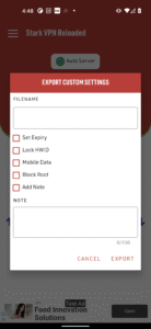 Stark VPN Reloaded 7.1-rc screenshot 4