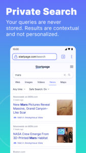 Startpage 135.0.7049.38.50 screenshot 4