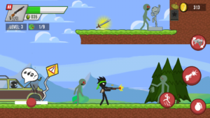 Stick vs Zombies: Platformer 1.5.60 screenshot 1