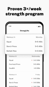 Stronglifts 5x5 Workout 3.10.7 screenshot 1
