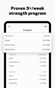 Stronglifts 5x5 Workout 3.10.7 screenshot 9