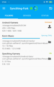 Syncthing-Fork 2.0.9.1 screenshot 2