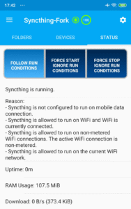 Syncthing-Fork 1.30.0.3 screenshot 3