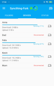 Syncthing-Fork 2.0.6.0 screenshot 1