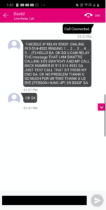 T-Mobile IP Relay 70.8.1.00414 screenshot 3