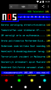 Teletekst 2.8.7 screenshot 1