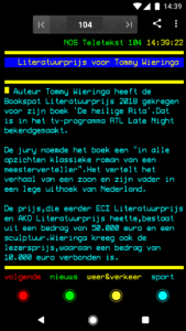 Teletekst 2.8.7 screenshot 2