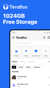 TeraBox: 1TB Cloud & AI Space 4.1.0 screenshot 1