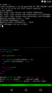 Termux googleplay.2024.08.29 (arm64-v8a + x86_64) (120-640dpi) (Android 11+) 0.118.0 screenshot 1
