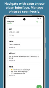 Text Expander - Texpand 2.5.3 - 47dfe7b screenshot 6