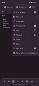 Text Editor 3.0.b161 screenshot 6