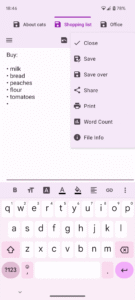 Text Editor 3.0.b161 screenshot 7