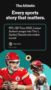 The Athletic: All Sports News 13.83.0 screenshot 1