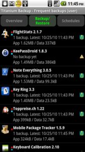 Titanium Backup (root needed) 3.0.3 screenshot 1