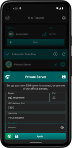 TLS Tunnel: Fast Secure VPN 5.1.14 screenshot 5