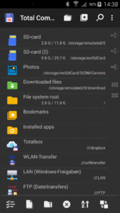 Total Commander - file manager 3.60b5 screenshot 1