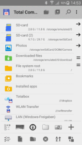 Total Commander - file manager 3.60b5 screenshot 2