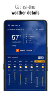 Transparent clock and weather 8.34.0 screenshot 3