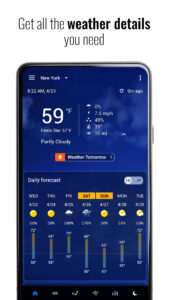 Transparent clock and weather 8.11.5 screenshot 3