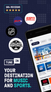 TuneIn Radio: Music & Sports 39.1 screenshot 1