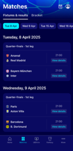 UEFA Champions League Official 14.1.0 screenshot 2