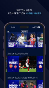 UEFA.tv (Fire TV) (Android TV) 2.6.0 screenshot 3