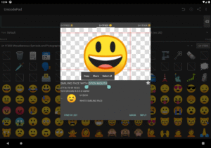 Unicode Pad 2.17.0-fdroid screenshot 9