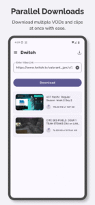 Video Downloader for Twitch 2.07 screenshot 2