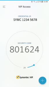 VIP Access 5.1.0 screenshot 1