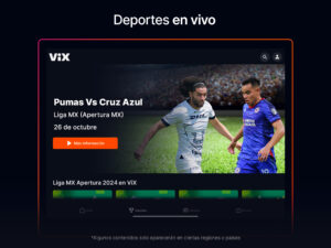 ViX:TV, Deportes y Noticias (Android TV) 4.38.0_mobile screenshot 17