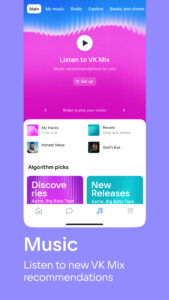 VK: music, video, messenger 8.123 screenshot 2