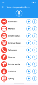 Voice changer with effects screenshot 2