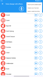 Voice changer with effects screenshot 11