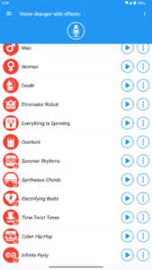 Voice changer with effects screenshot 12