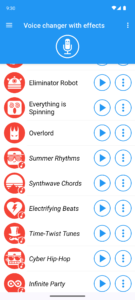Voice changer with effects screenshot 4