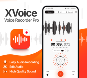 Voice Recorder - XVoice 4.6 screenshot 1
