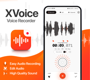 Voice Recorder - XVoice Lite 4.7 screenshot 1